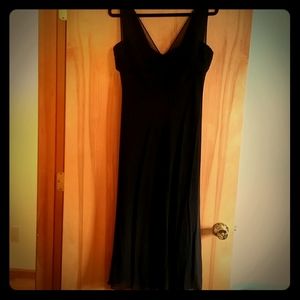 Jones New York black silk dress